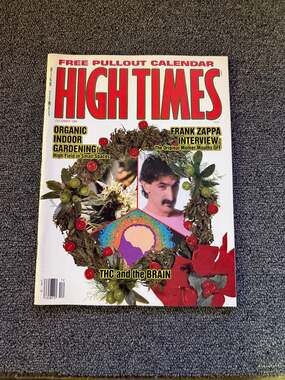High Times Magazine December 1989 Frank Zappa Interview